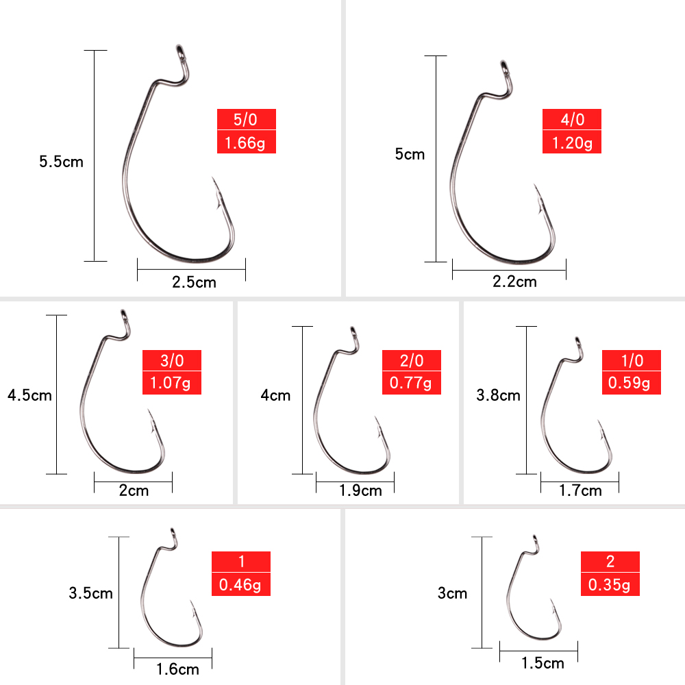 LUSHAZER 10 قطعة/الوحدة الكربو - مراجعة Fishing Hook Barbless وسعره