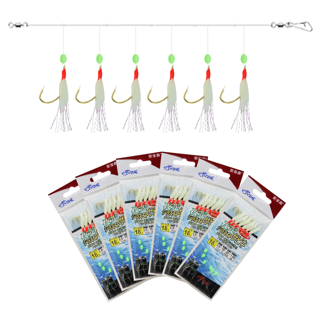 ZYZHE 1/3/5 أكياس خطافات صيد س - مراجعة Fishing Hook Assortment وسعره