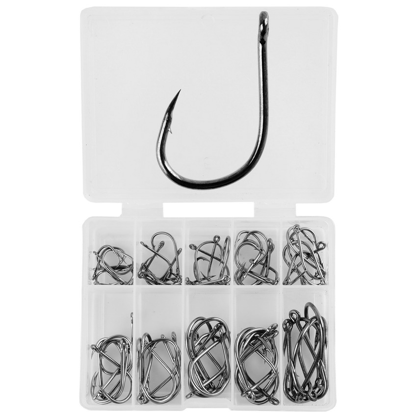 70 قطعة/صندوق الصيد السنانير م - مراجعة Fishing Hook Assortment وسعره