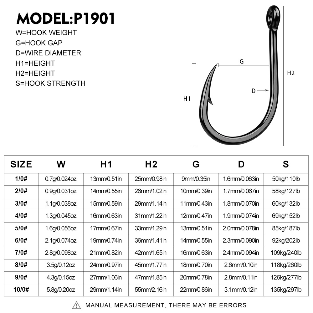10 قطعة عالية الكربون الصلب ال - مراجعة Fishing Hook Assortment وسعره